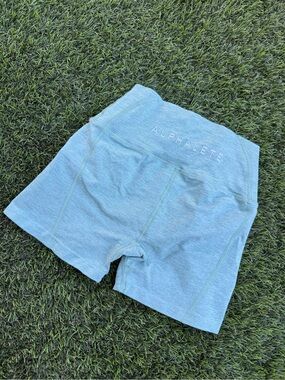 Alphalete Women's High-Rise Seafoam Bike Shorts